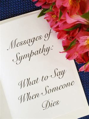 What Message to Put on Funeral Flowers: A Heartfelt Tribute to the Deceased